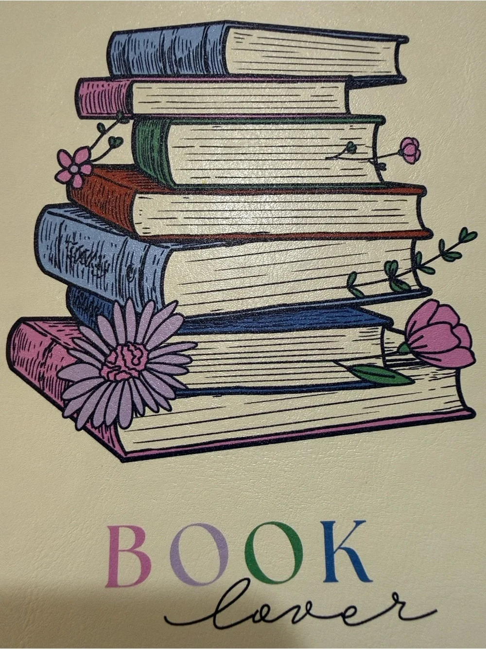 BOOK lover Spiral Journal Notebook